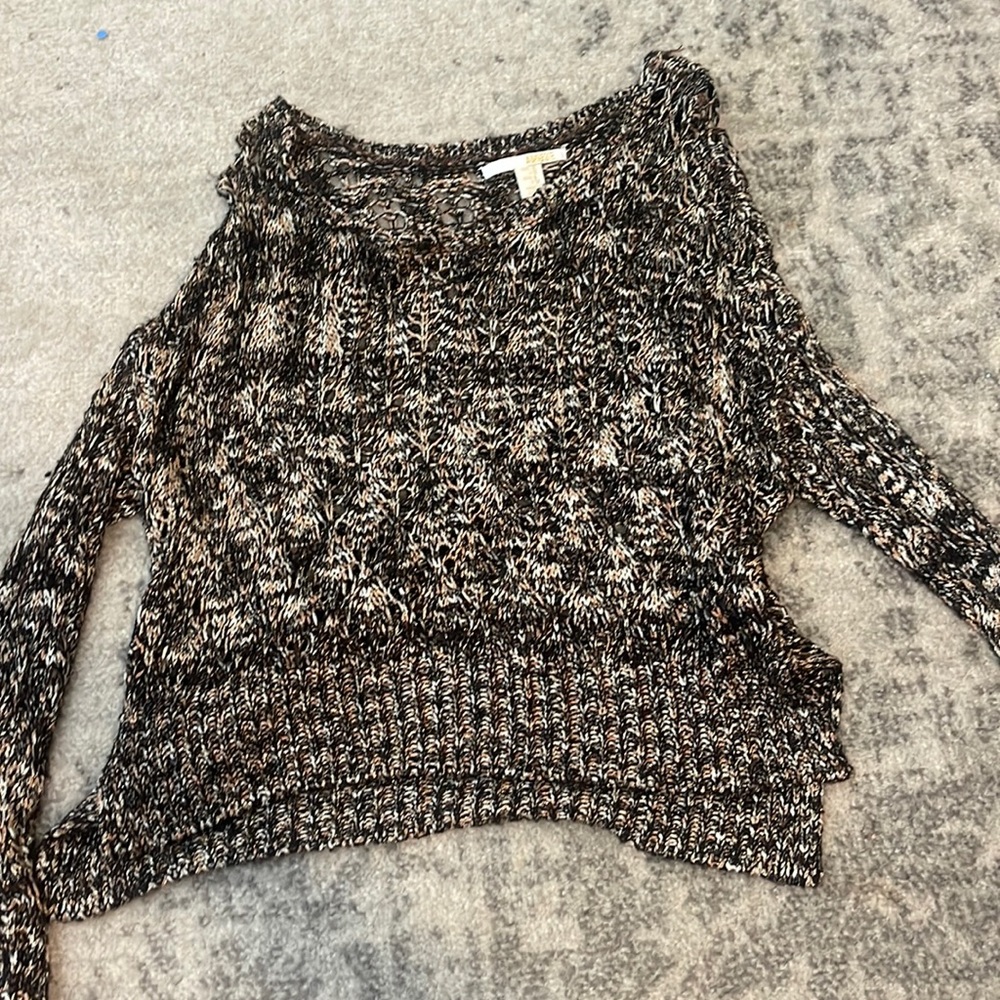 AMUSE neutrals knit sweater